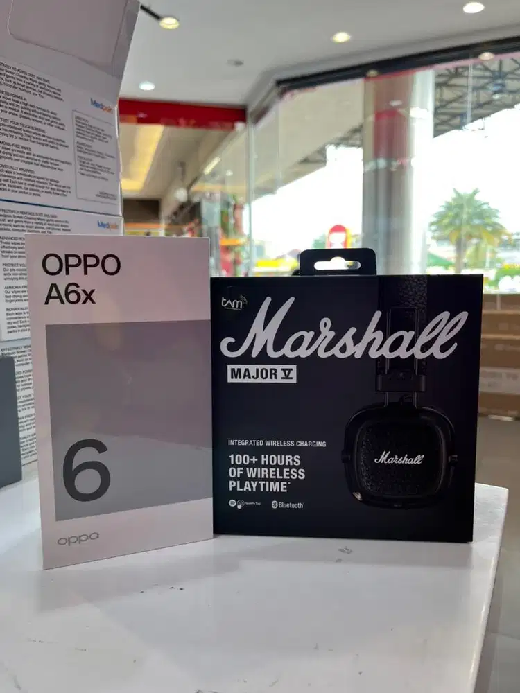 OPPO A6x 8/128 get marshall major V 200rb aja