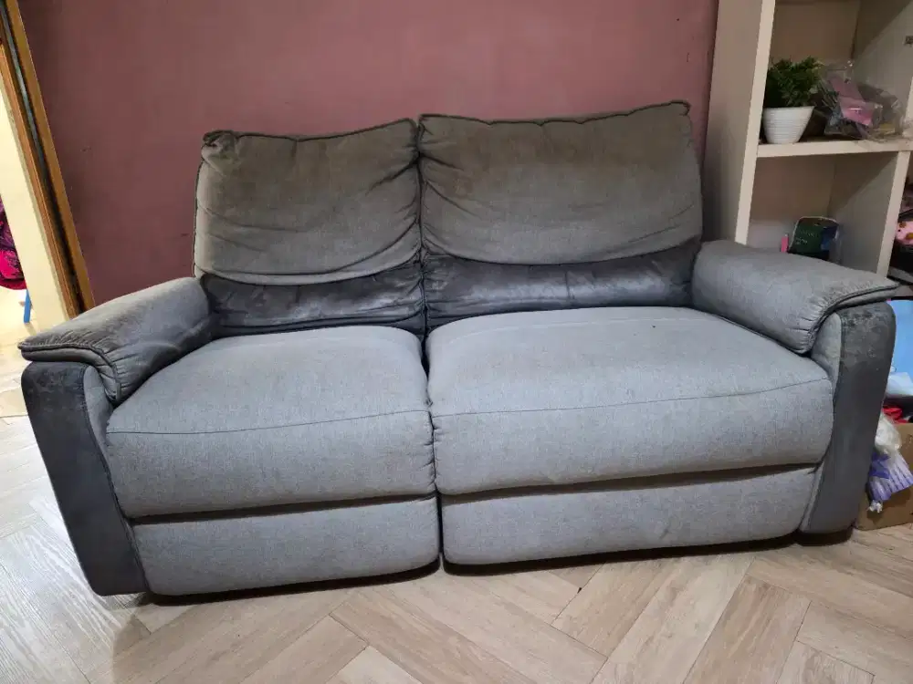 Eiffel Sofa informa 2.5S RC grey recliner 2seater