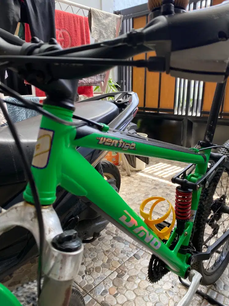 Sepeda MTB Full Suspension 26” – Frame Vertigo (Rakitan) | Siap Pakai