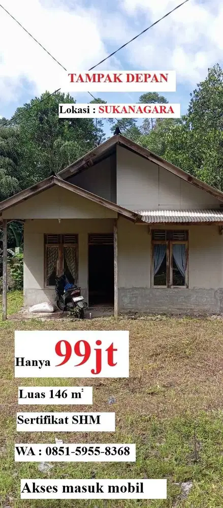 RUMAH 99jt SUKANAGARA