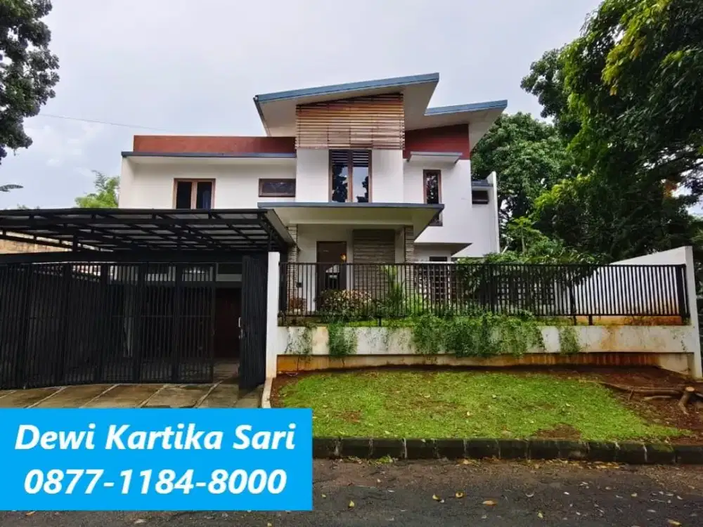 Rumah Asri Cozy dg Carport 2 Mobil di Menteng Bintaro Sektor 7 SC-16172