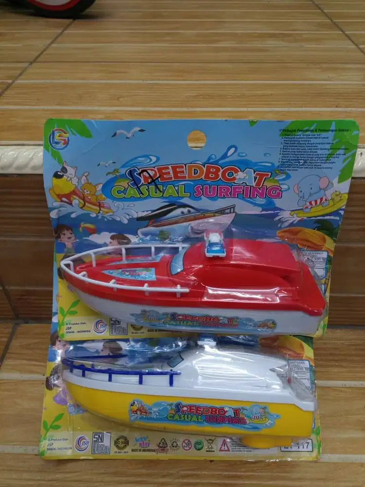mainan anak kapal speedboat