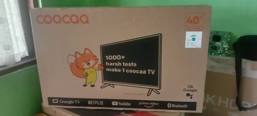 Tv LED coocaa google 2k 40 inch