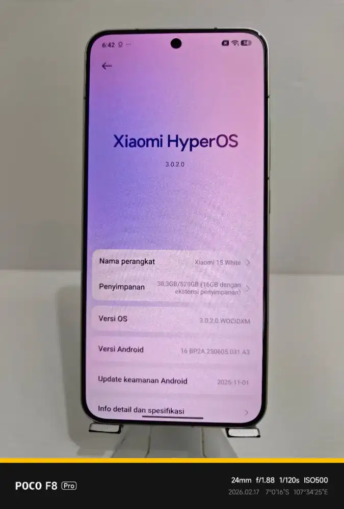 Xiaomi Mi15 5G 12/512 Gb Likenew 100% Garansi On Maret 27 bisa TT/BT