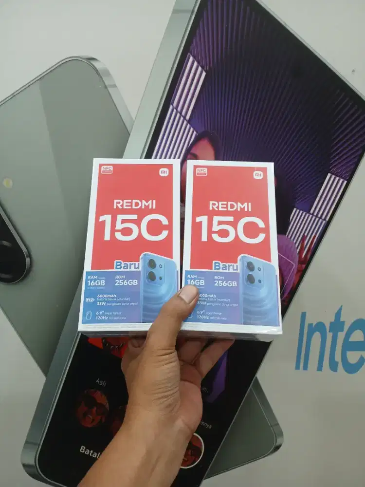 [ Fast respon WA ] Xiaomi Redmi 15C NFC 8+8/256 Garansi resmi 15bln