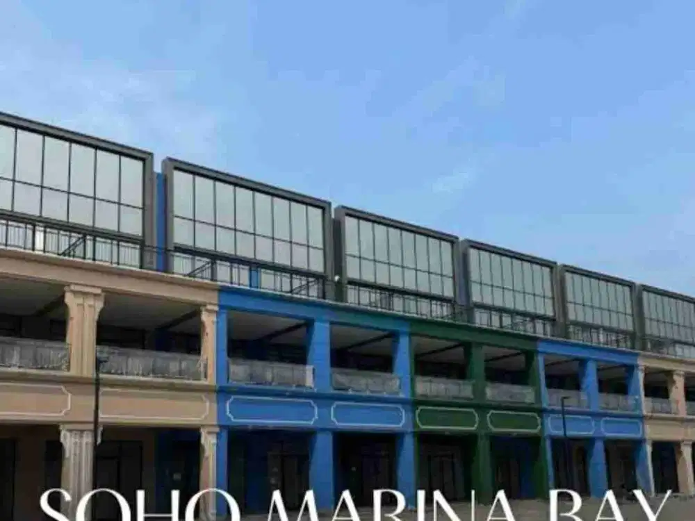 Disewa Ruko Marina Bay PIK 2 dengan 3.5 Lantai Jakarta Utara