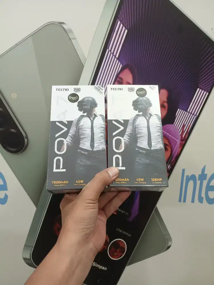 [ Fast respon WA ] Tecno Pova 7 8+8/256 Garansi resmi 13bln