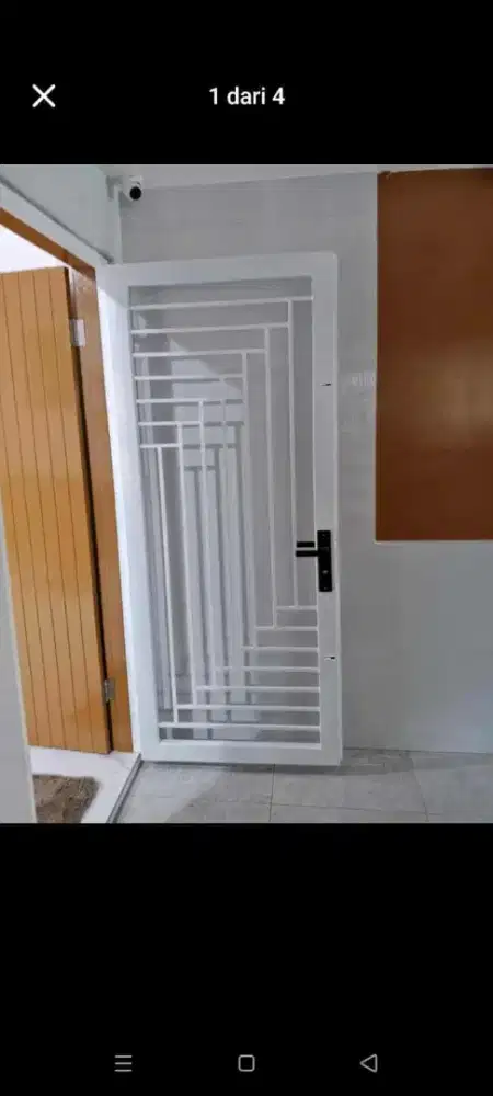 Pintu besi  tempahan baru