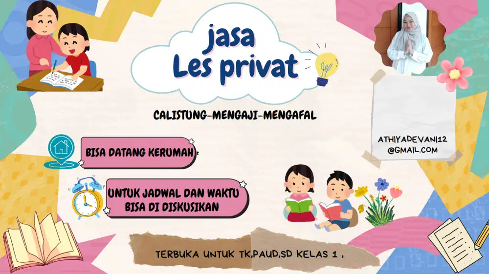 JASA LES PRIVAT CALISTUNG- MENGAJI