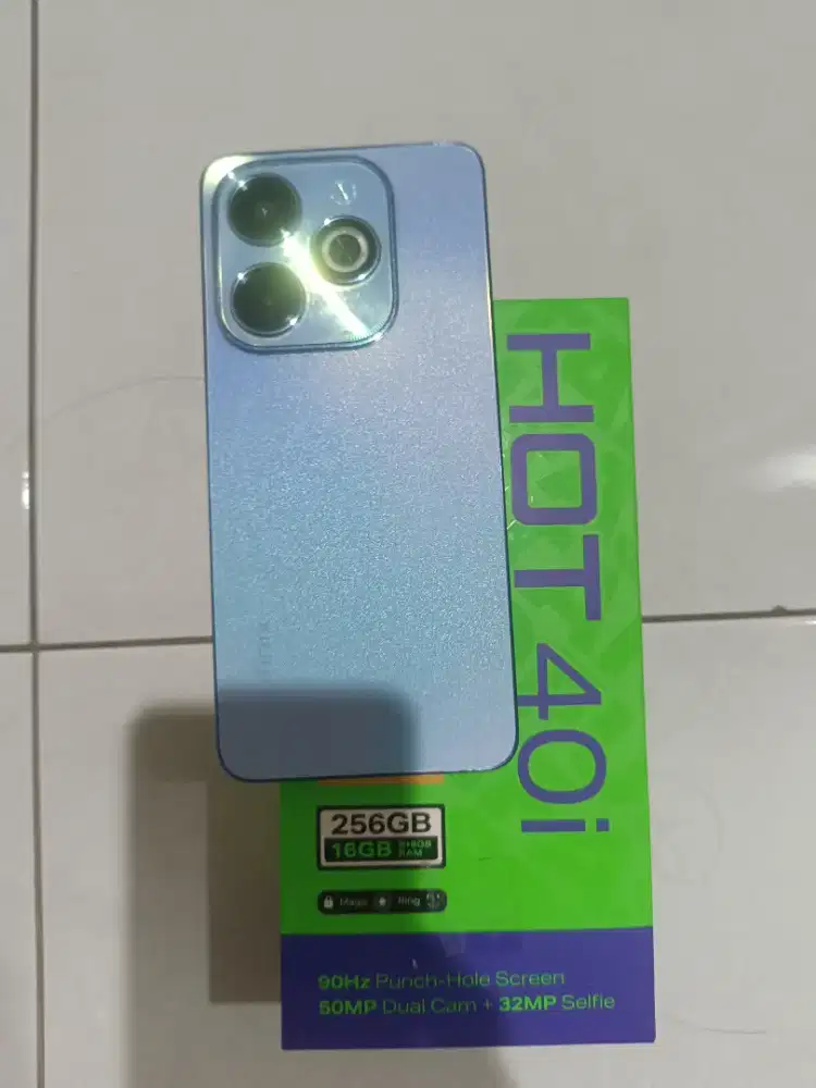 Infinix hot 40i ram 8+8/256 NFC mulus