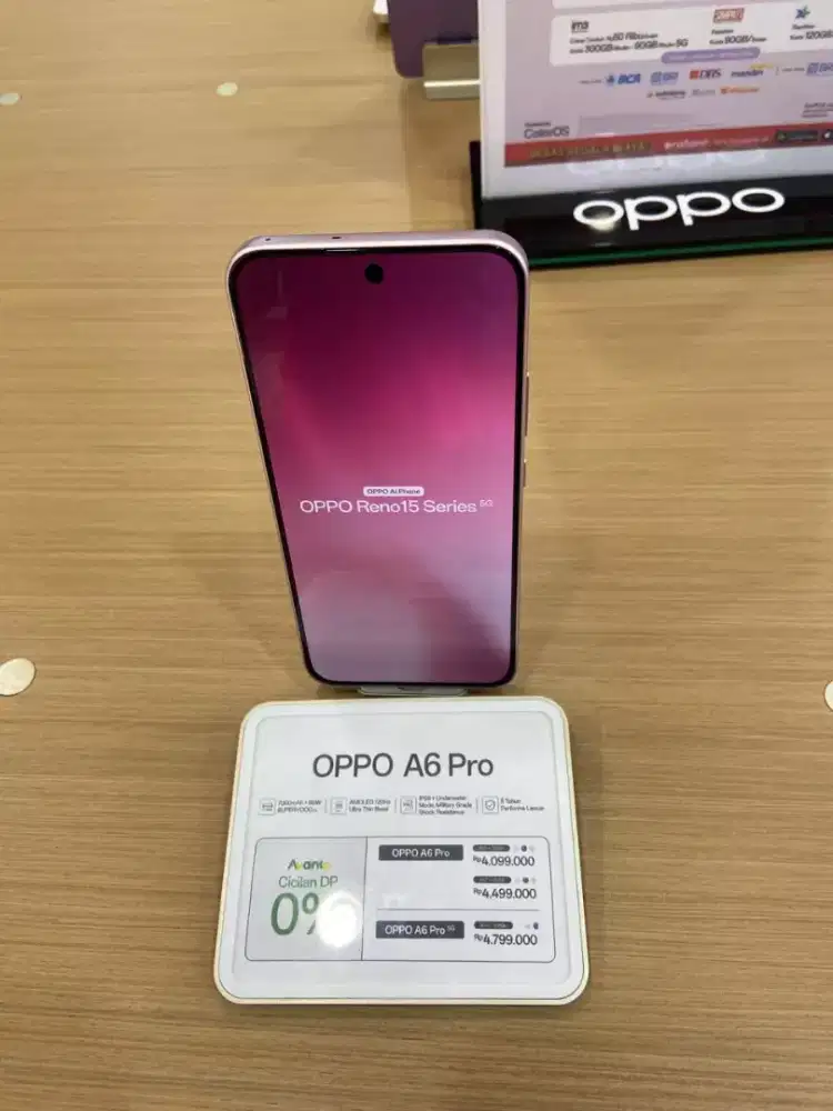 PROMO CICILAN BUNGA 0% OPPO A6 PRO
