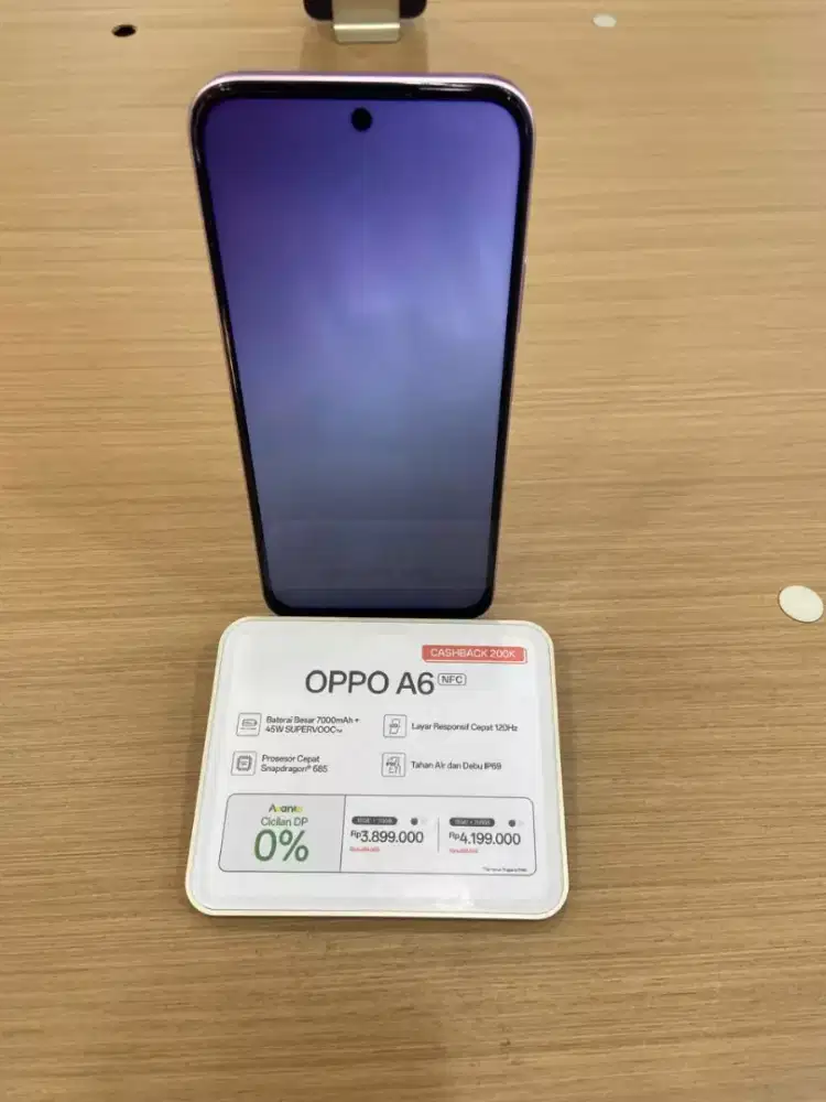 PROMO CICILAN BUNGA 0% OPPO A6 NFC