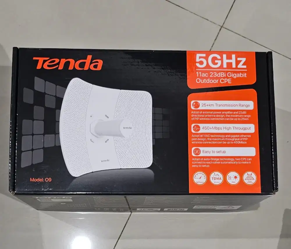 Tenda O9 Gigabit Outdoor Wireless Network