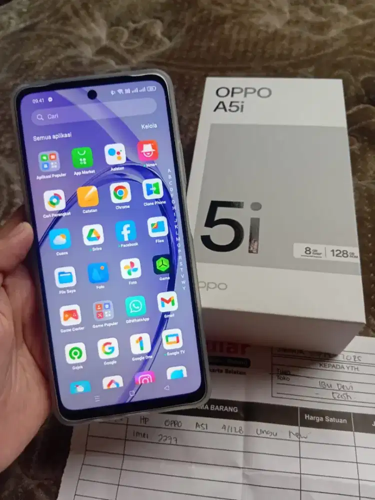 Oppo A5i ram 4/128 Fullset