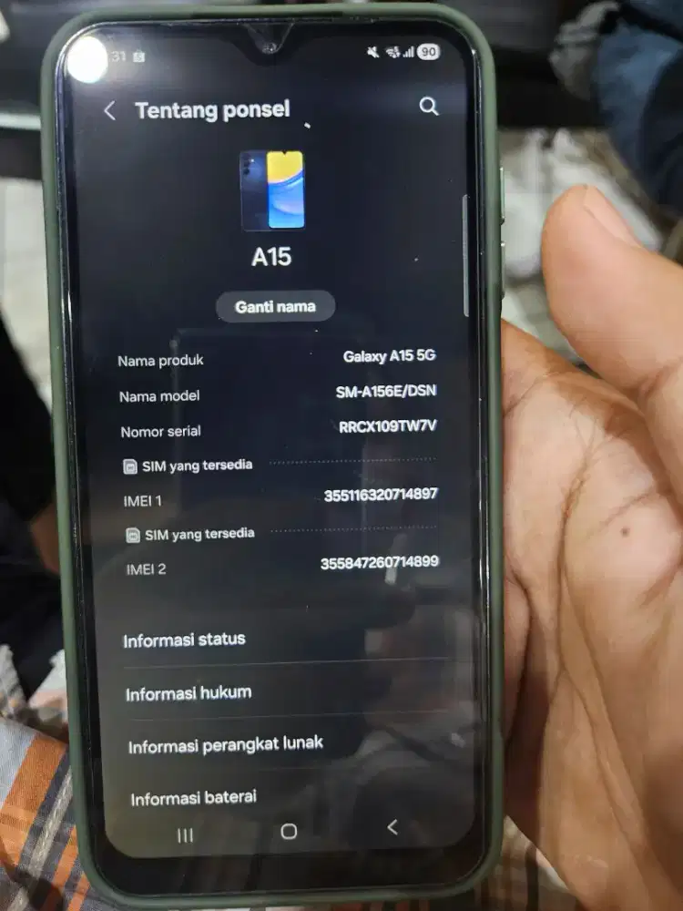 Samsung galaxi  A15 5G