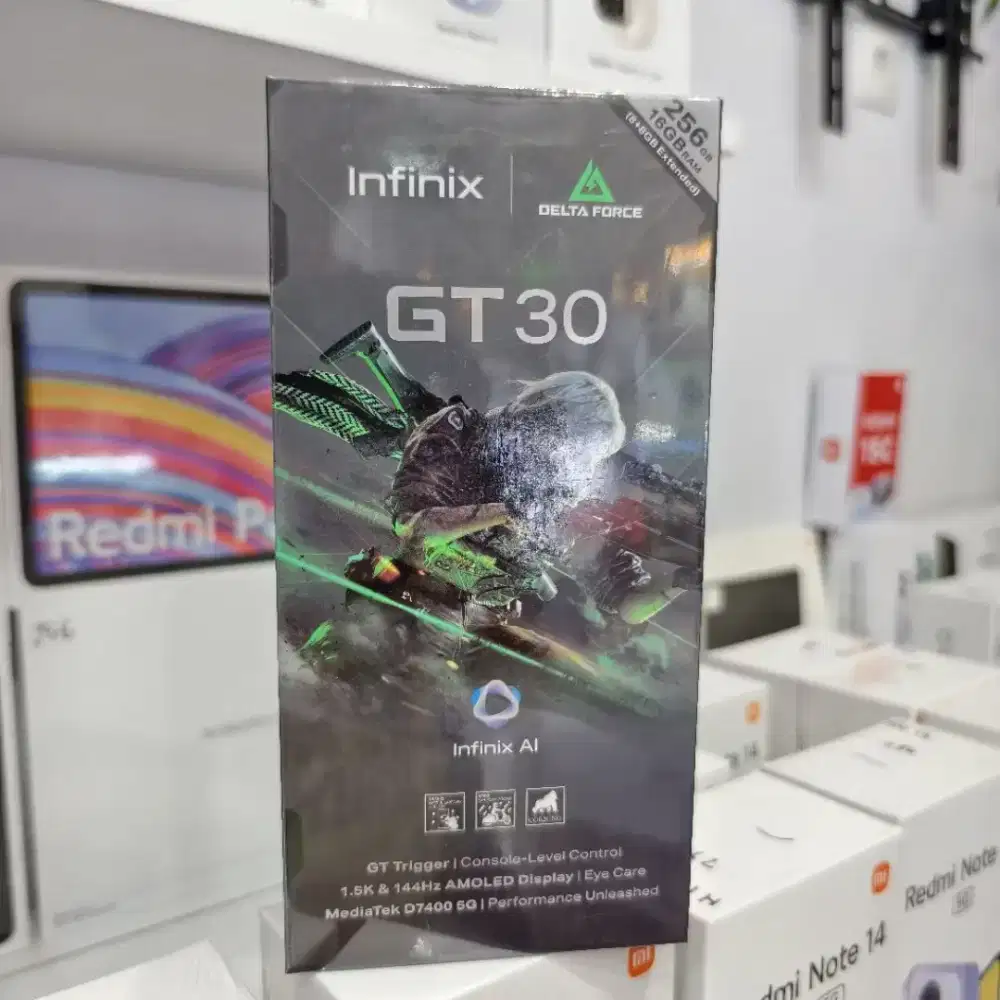 Promo INFINIX GT 30 5G 8+8/256 GB NEW SEGEL
