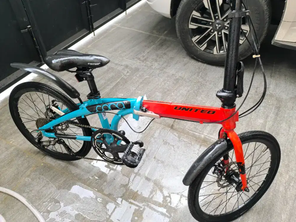 Jual Sepeda lipat merk United / Cora 9s