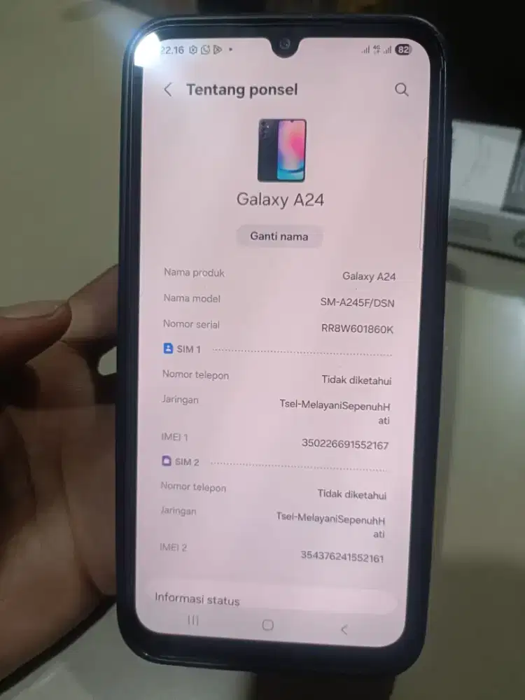 Samshng A24 8/128 Resmi sein