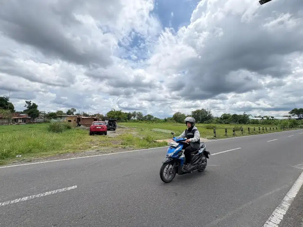 dekat STPN; Tanah Kavling tepi Aspal Siap Bangun