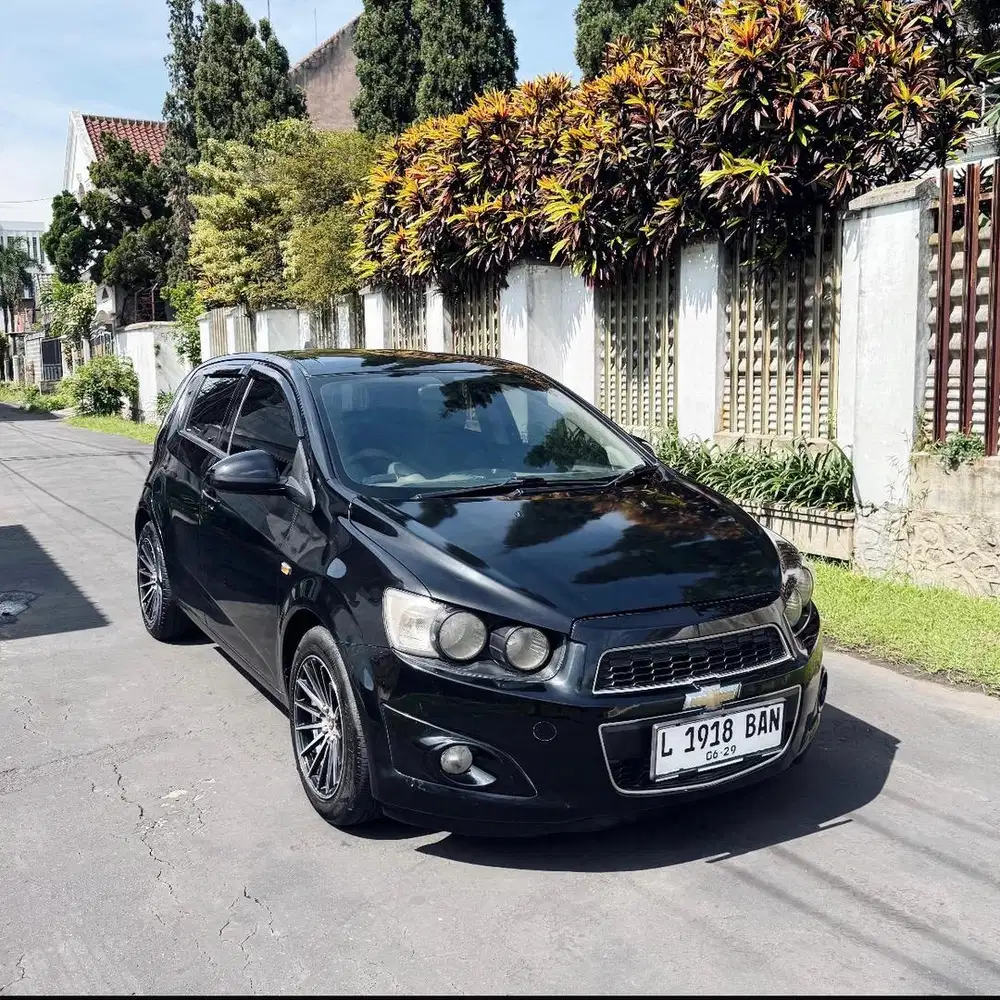 Chevrolet Aveo Sonic Retrack AT 2013 Irit bbm Pajak hidup Siap pakai