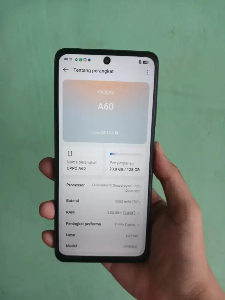Oppo A60 Ram 8/128 Resmi oppo
