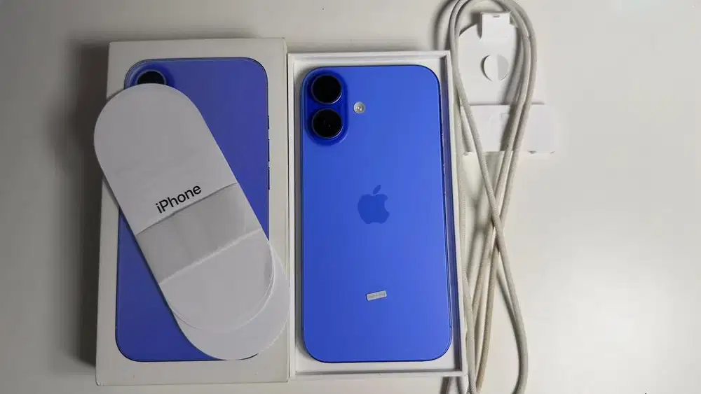 Iphone 16 Ultramarine/biru 128gb resmi indonesia