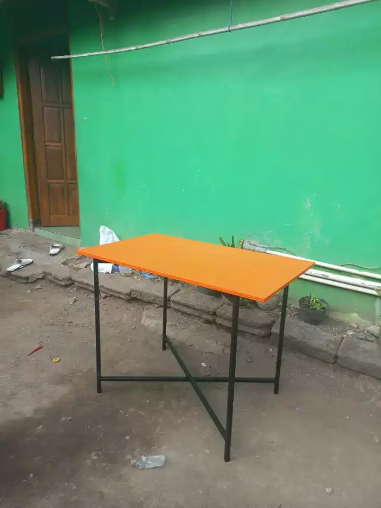 Meja lipat warna bisa cod