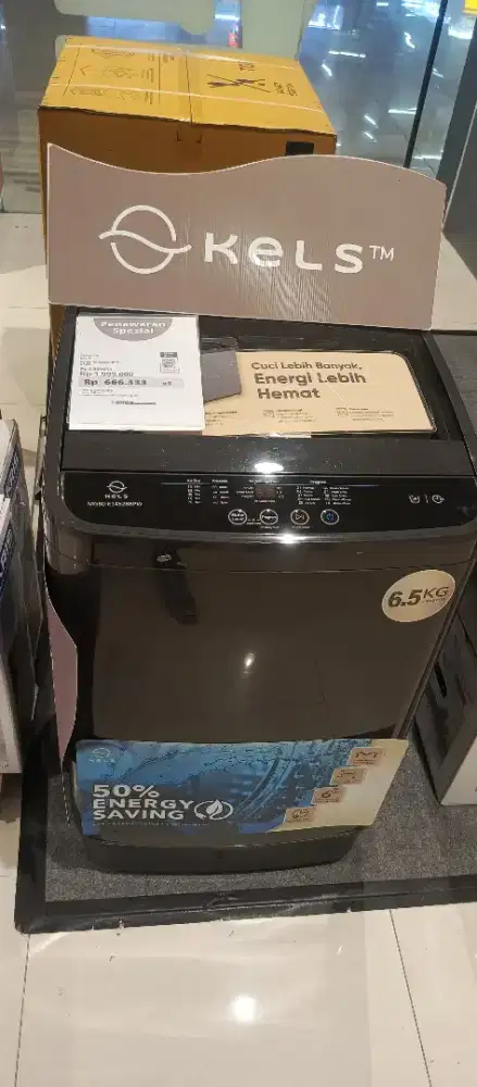 Mesin Cuci Top Loading KELS 6.5kg