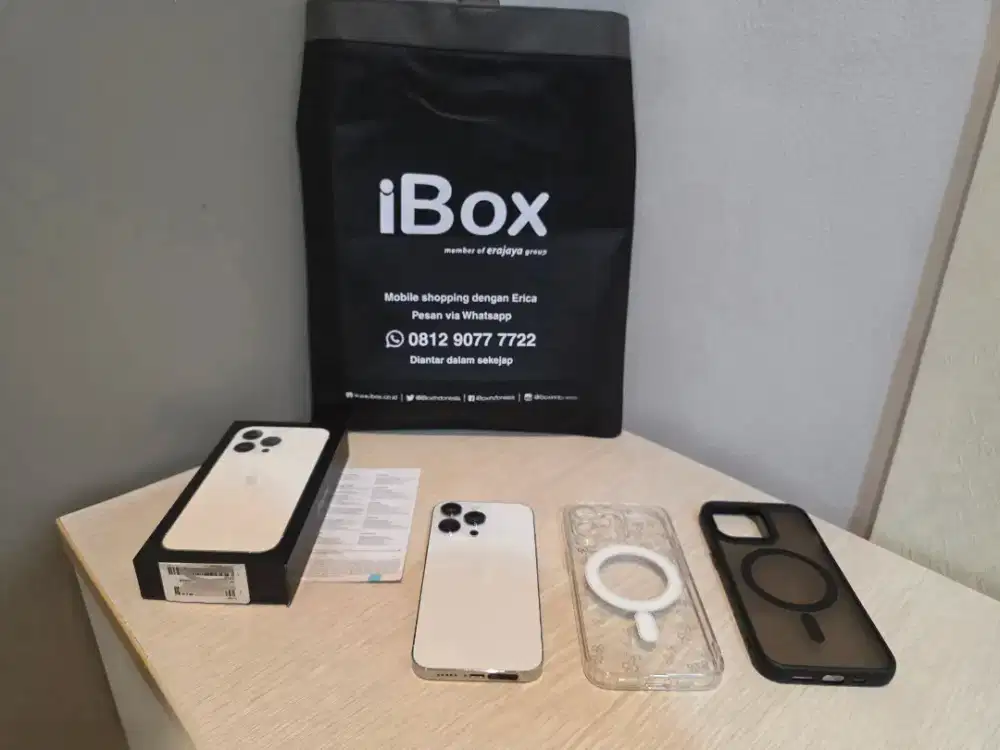 iPhone 13 Pro 128GB White - iBox Resmi | Mulus Normal | Siap Pakai