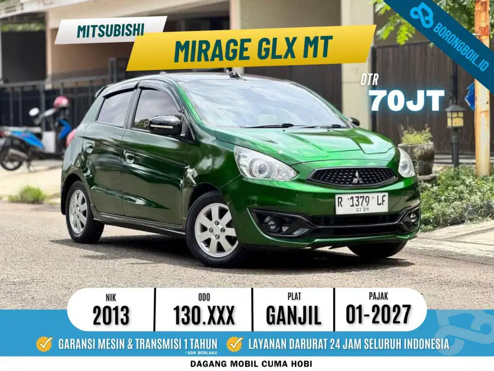 Mitshubishi Mirage GLX MT Pop Green 2013