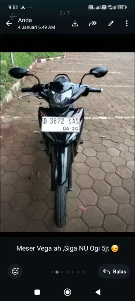 Jual CPT Vega RR 2015 5,5jt