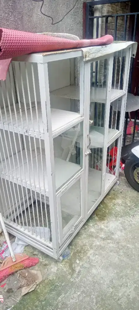 Kandang Besi Kucing Ad mines 2 Kaca