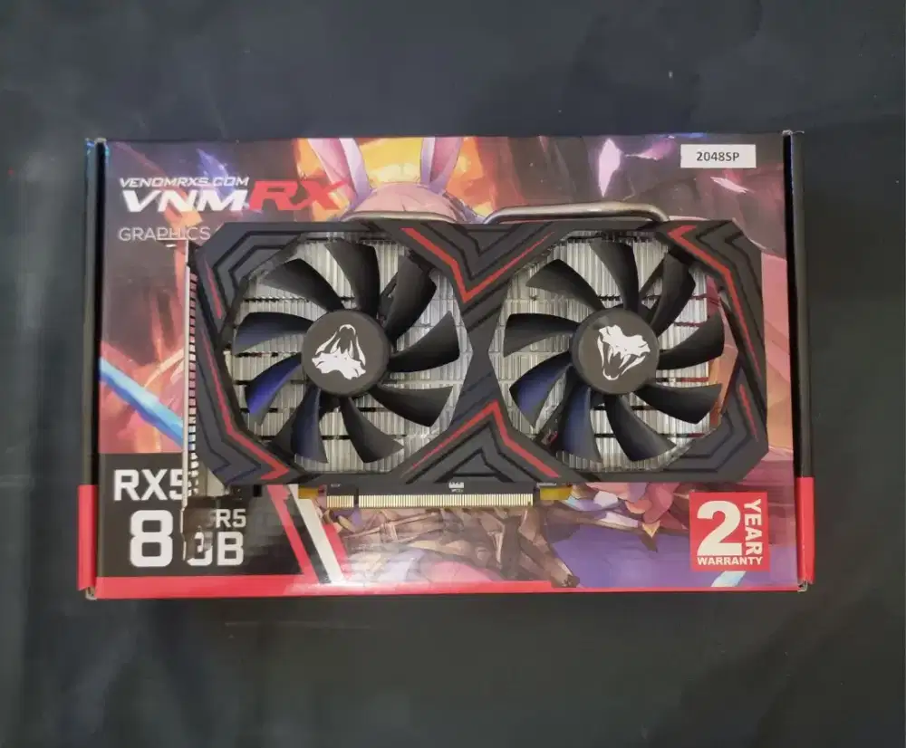 Fs: VGA Card (GPU) Venom RC 590 8gb Like New, Garansi 21 Bulan