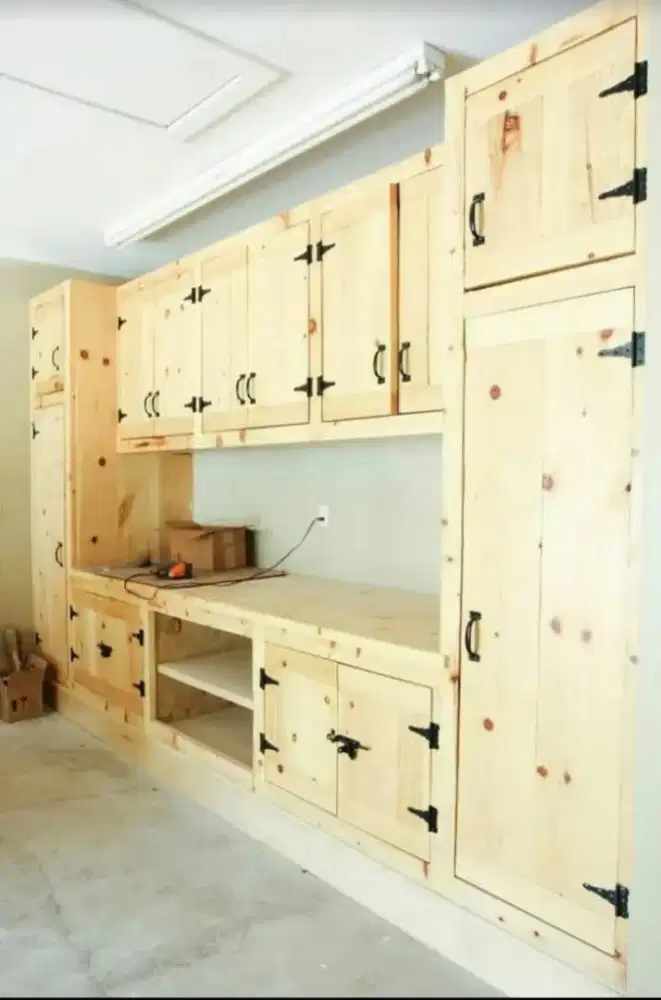 Kitchen set kayu pinus
