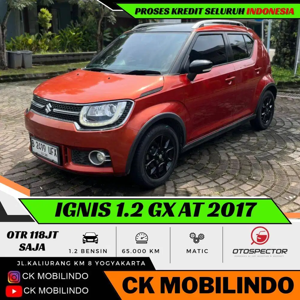 Suzuki Ignis GX Matic 2017 ORISINIL DP Minim Brio