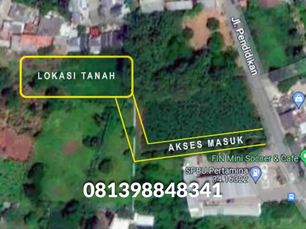 Tanah Dijual BU dekat BSD CIty Tangerang Selatan Serpong SHM Luas 1.22