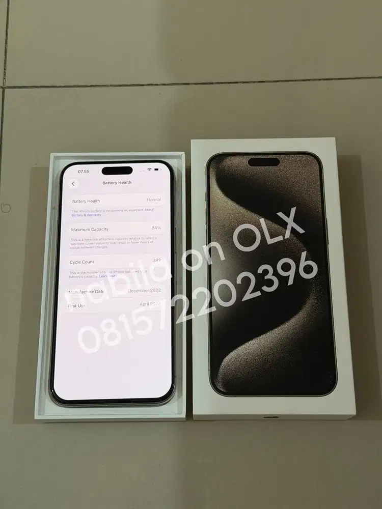 iPhone 15 Pro Max 256gb natural titanium ex ibox