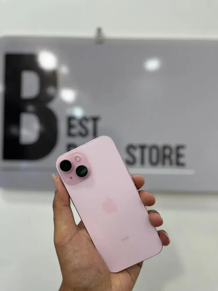 Iphone 15 128gb ex ibox pink cash/credit bandung