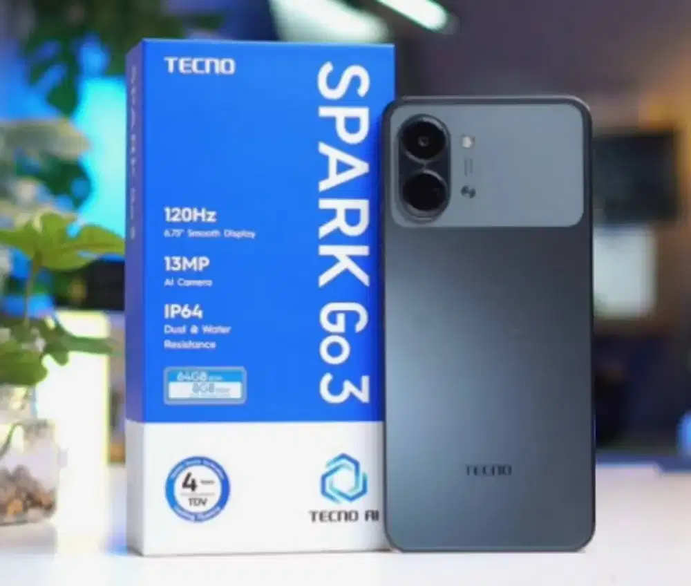 Tecno Spark Go 3 new segel box resmi promo