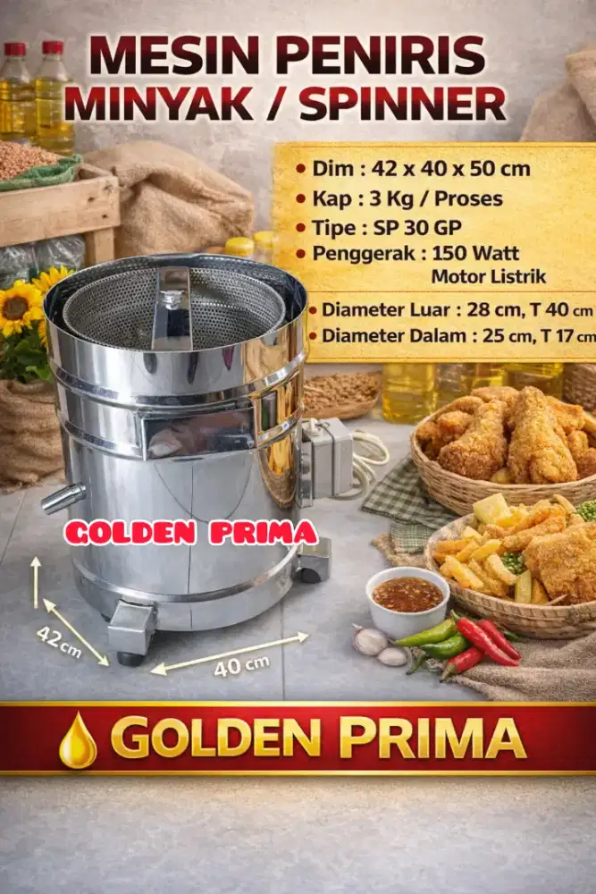 MESIN PENIRIS / SPINNER 30/50/100 GP