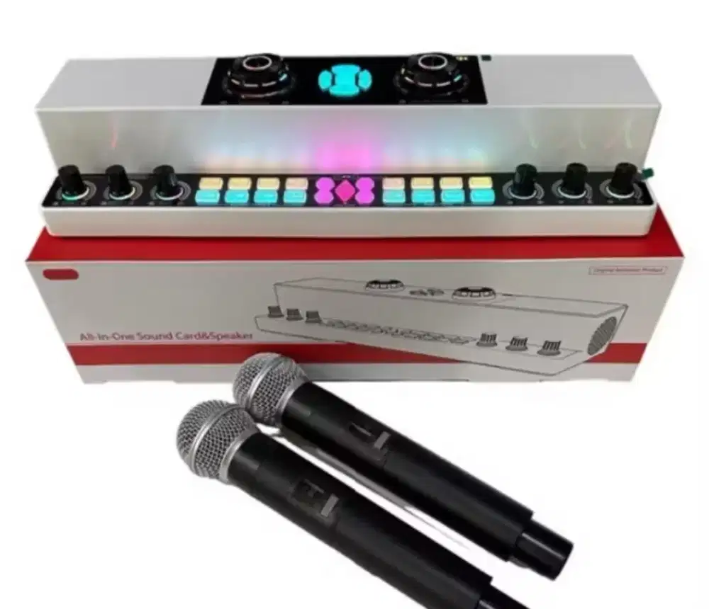 Speaker Bt soundcard paket terlengkap