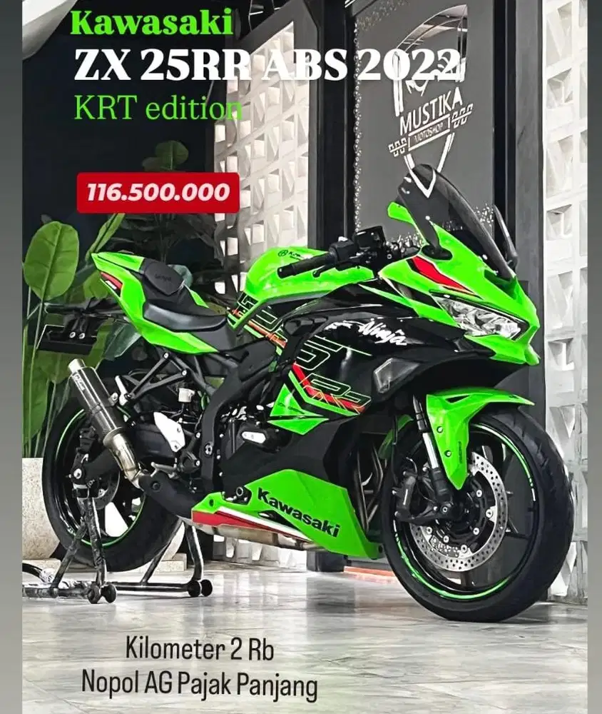 Kawasaki Zx25rr KRT ABS 2022 Km 2rb - Zaki Mustika