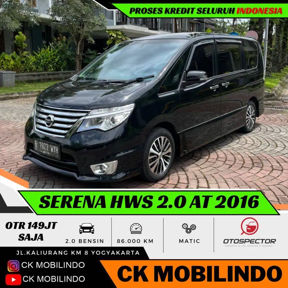 Nissan Serena HWS matic 2016 ANTIK ORISINIL DP Minim Bisa Kredit