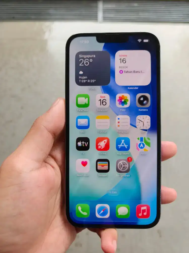 iPhone 13 Pro Max 128GB Fullset Mulus Terdaftar Resmi