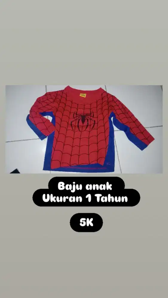 Preloved baju anak