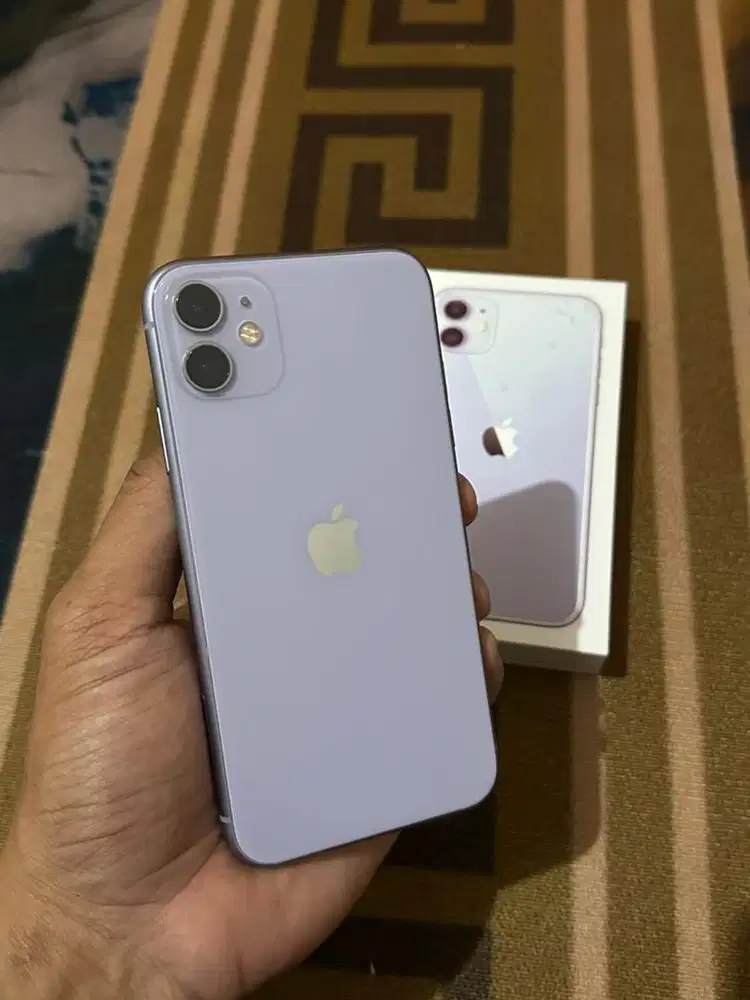 IPHONE 11 64GB BEACUKAI PURPEL