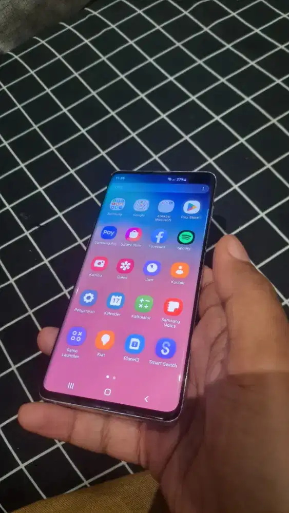 Samsung S10+ Plus spek 8/128 Fullset
