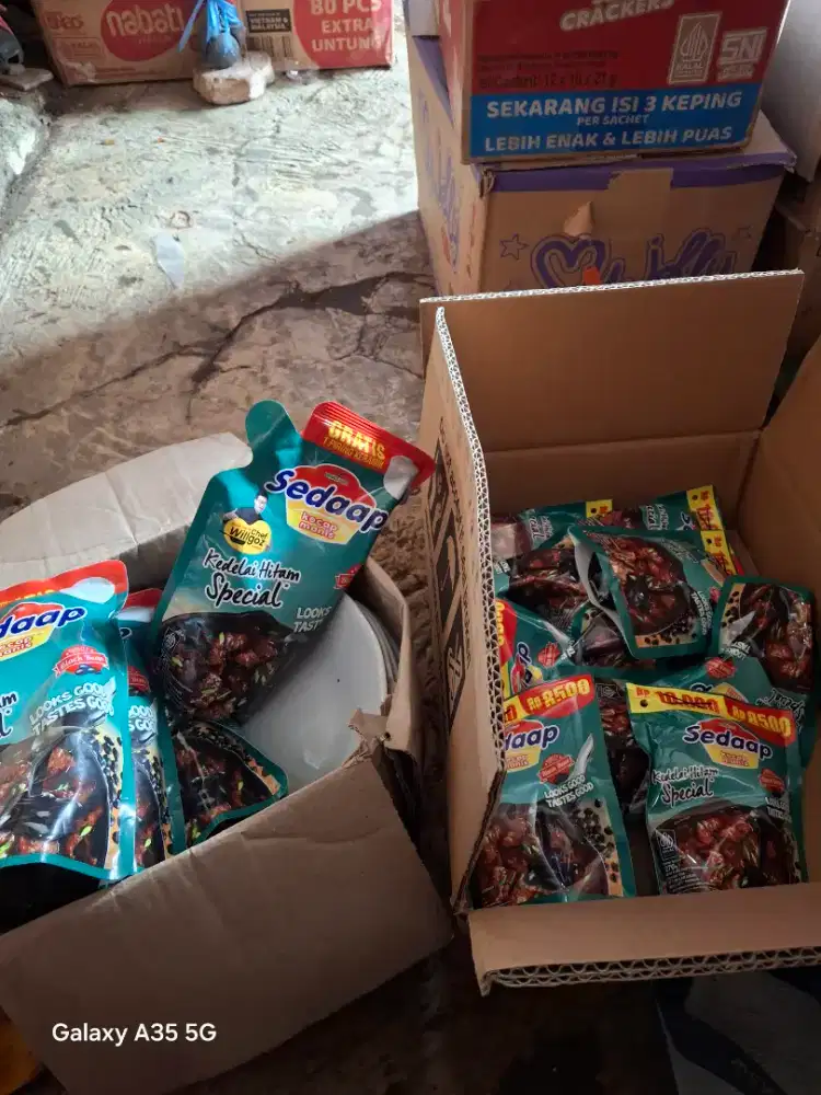 Kecap sedaap 168.000/dus