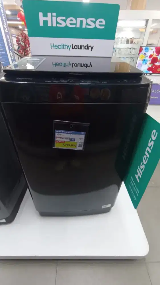 Mesin cuci top load Hisense seri Healthy Laundry