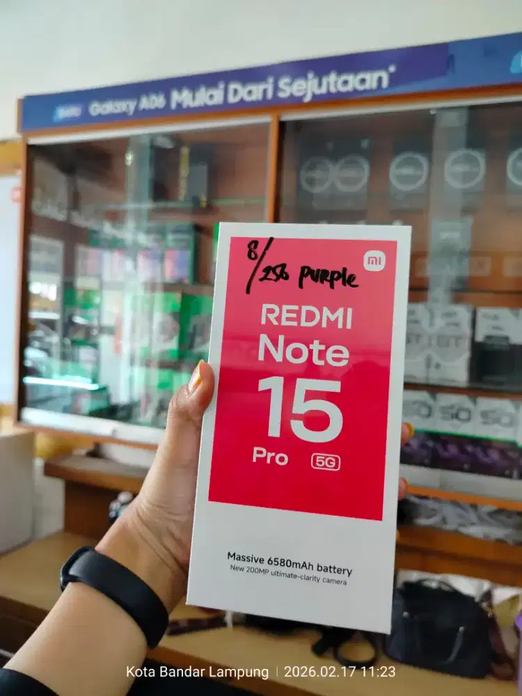 NEW SEGEL REDMI NOTE 15 PRO 5G RAM 8/256GB,
